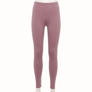 Dusty Mauve Pink Brushed Supersoft Stretchy Legging One Size XS-S